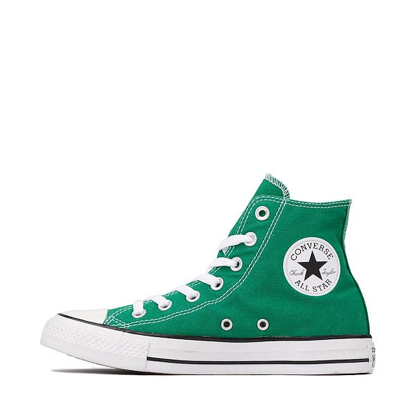 Green Converse with Flower, Digital Print on Linen Paper 5x7