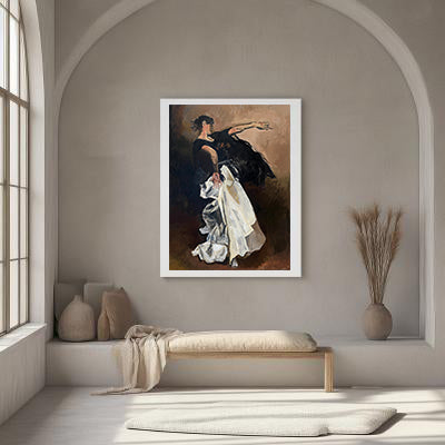 Sargent Study for El Jaleo - Original Painting on Heavy Watercolor Paper after John Singer Sargent