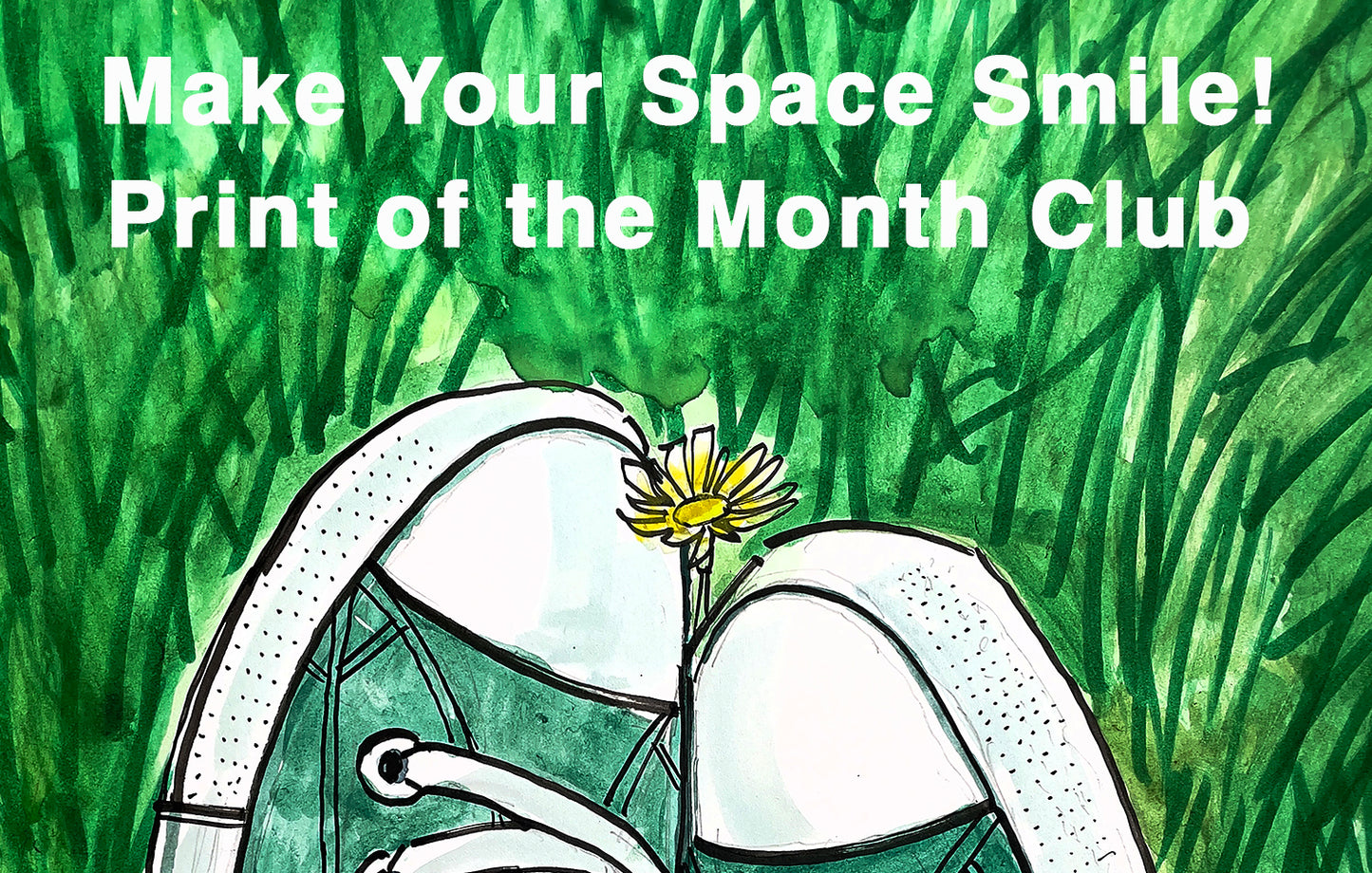 Print of the Month Club - A "Pop" of Color - Subscription