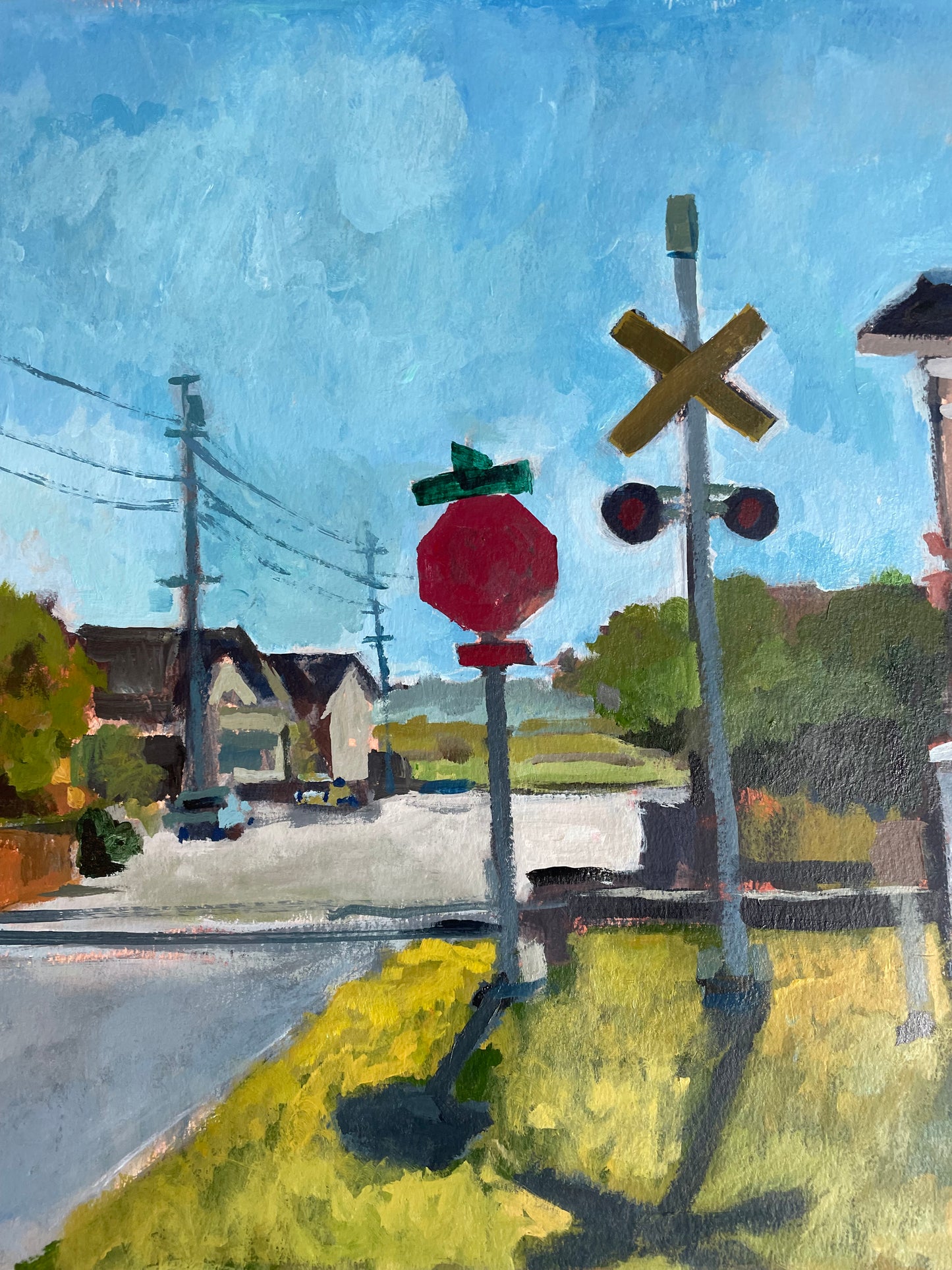 California Railroad Crossing