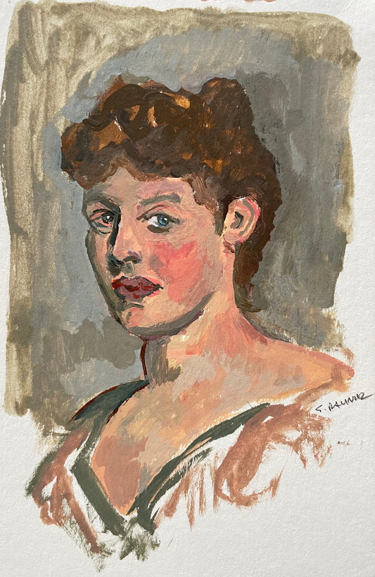 Gouache Study after John Singer Sargent