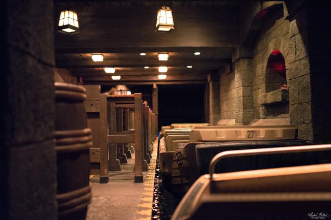 Pirates of the Caribbean Queue, Original Watercolor, #7 of 50 Places in 50 Paintings