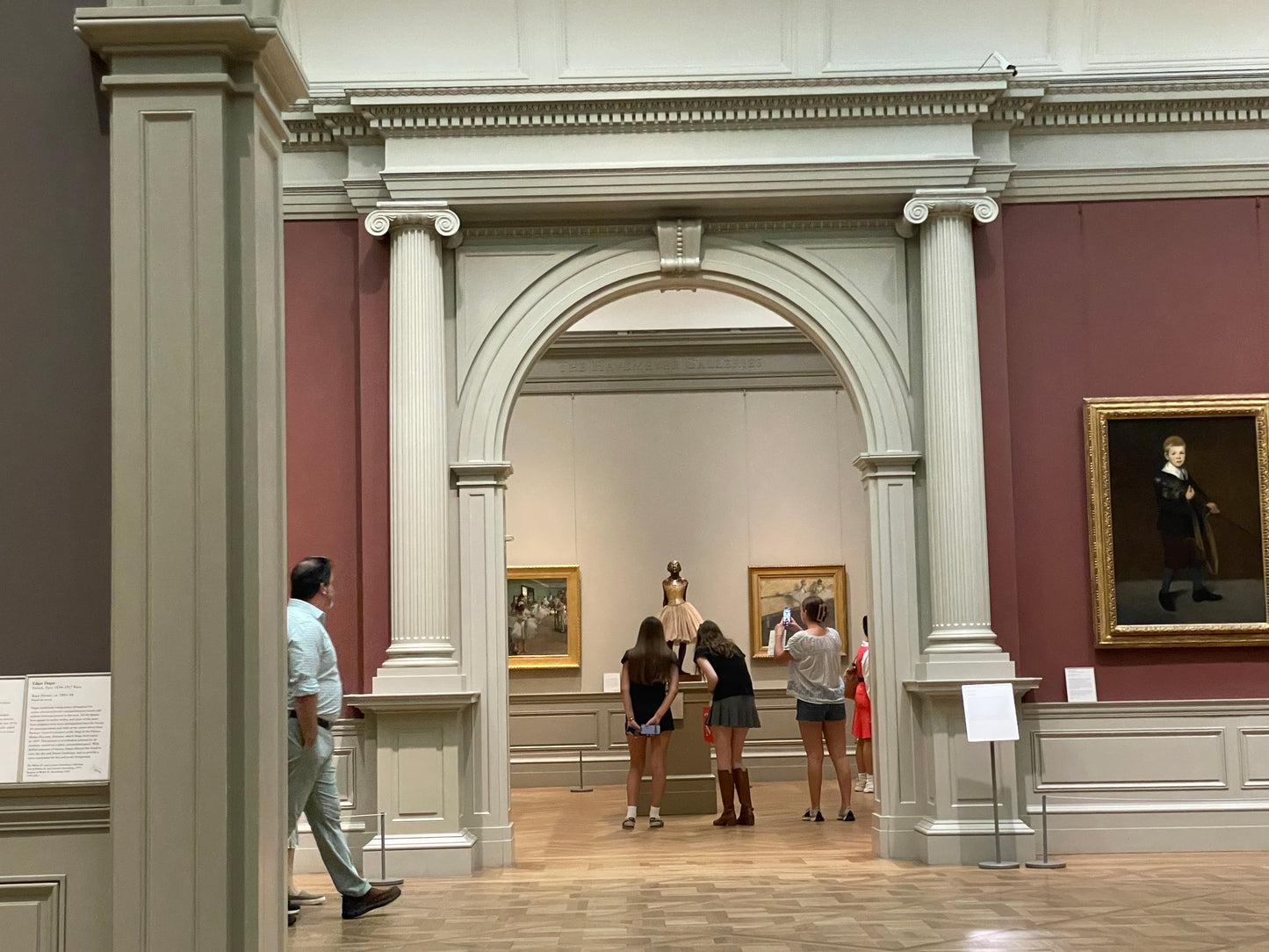 Lost in the Art Museum Sticker, Based on original work of art, 2 1/4 x 3 inches