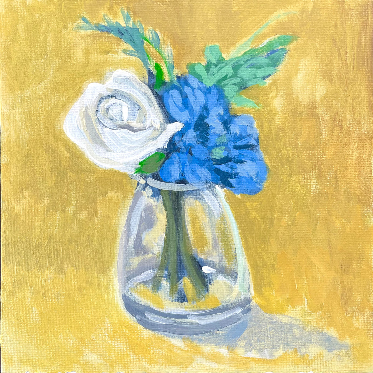 4 Print Special, Flowers and Fruit, Digital Prints on Linen Paper, 100 Paintings in 100 Days, #66, #80, #82, and #86