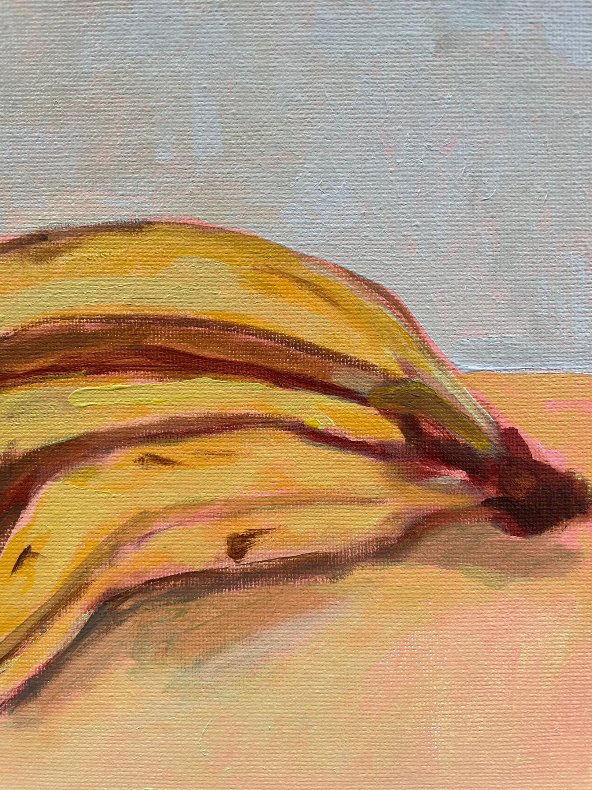 Three's a Bunch, Oil on canvas panel, #99 of 100 Paintings in 100 Days