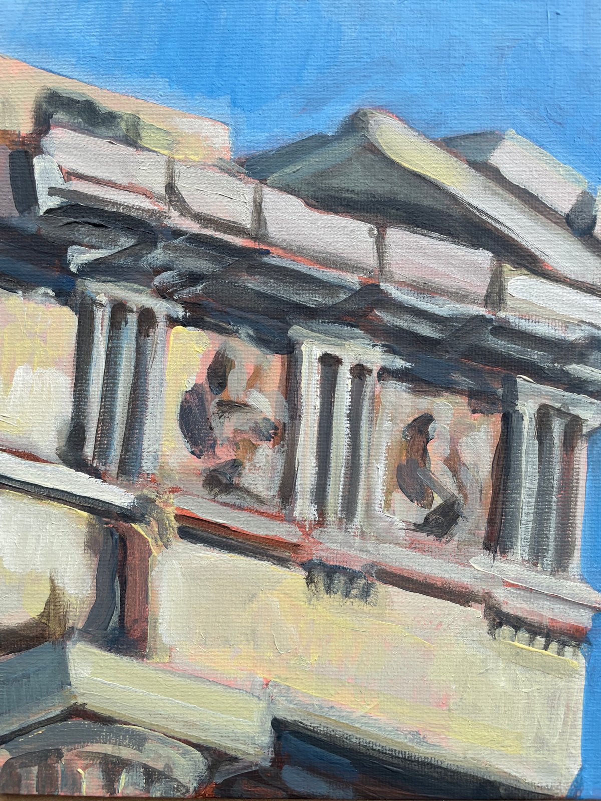Parthenon Corner, #4 of 50 Places in 50 Paintings