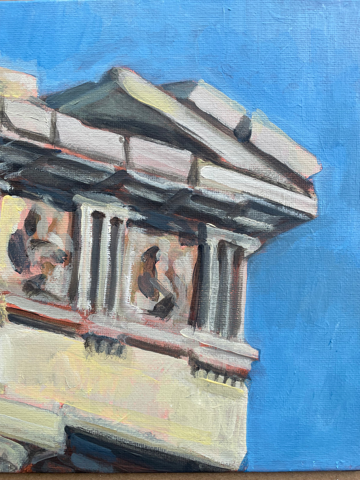 Parthenon Corner, #4 of 50 Places in 50 Paintings
