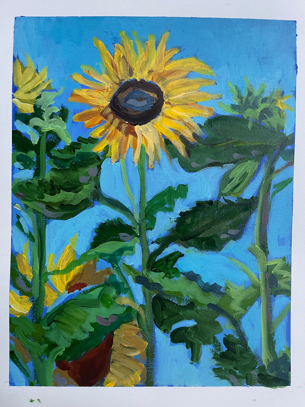 Sunflower Portrait, #6 of 50 Places in 50 Paintings