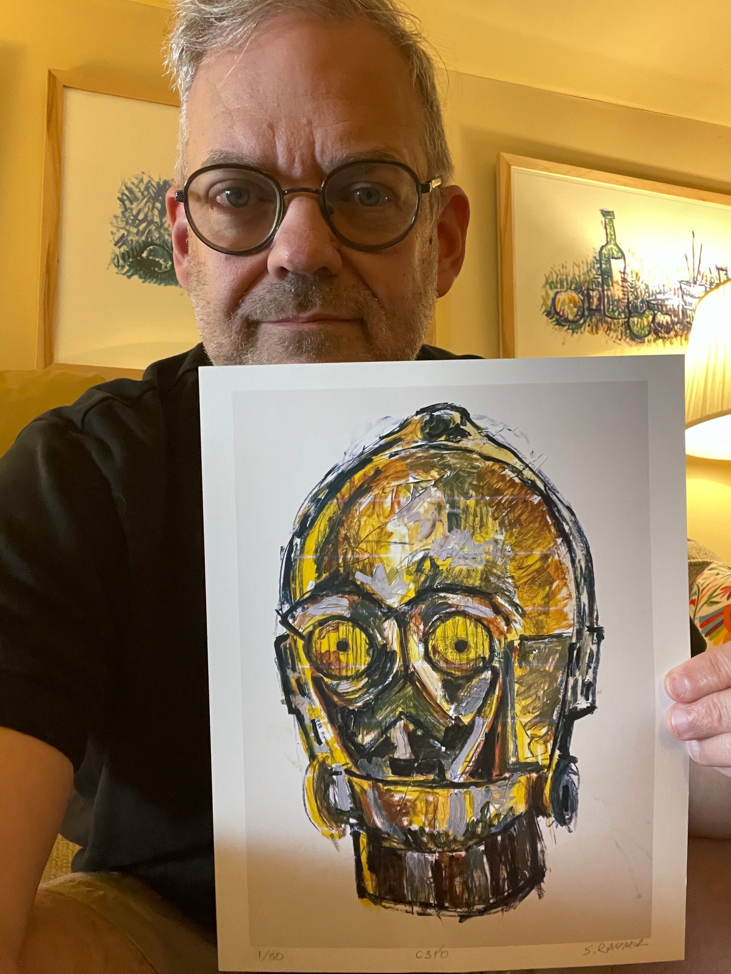 C3PO - High Quality Archival Artist Print 8x10- Signed and numbered- Edition of 50