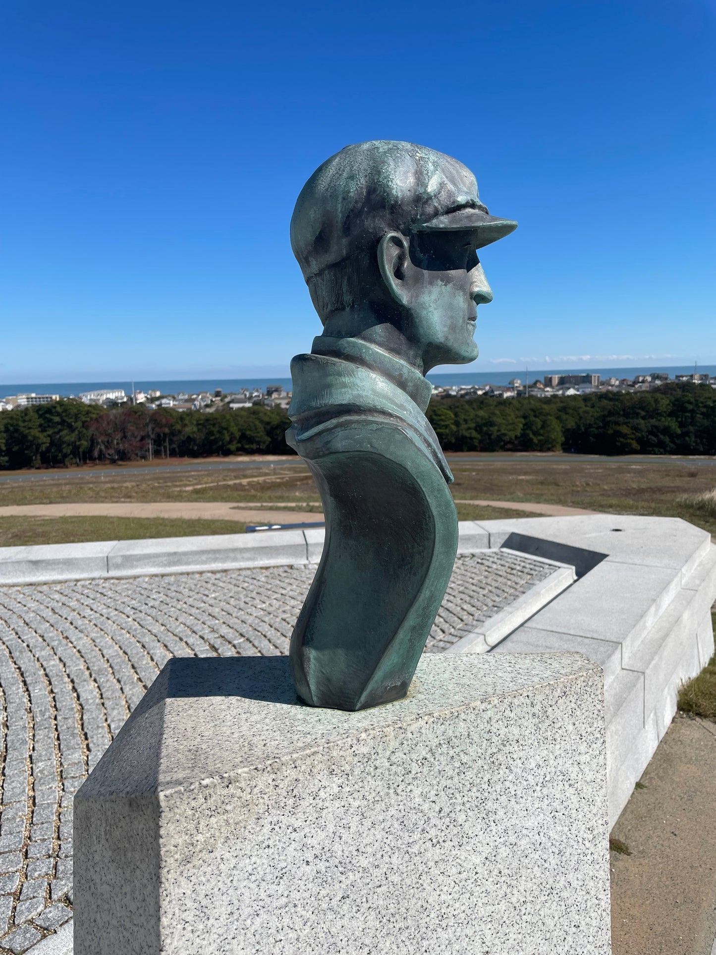 Original Gouache - Kitty Hawk Memorial - Outer Banks, North Carolina