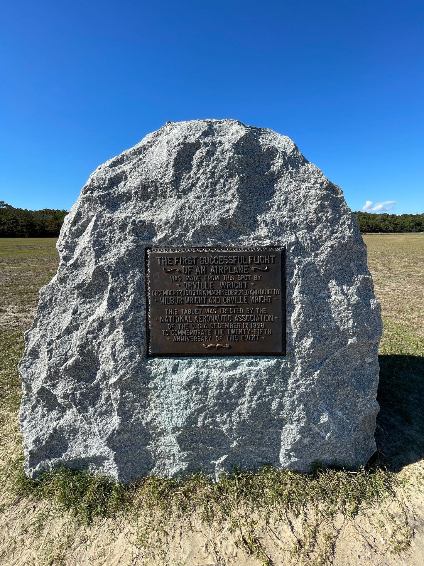 Original Gouache - Kitty Hawk Memorial - Outer Banks, North Carolina
