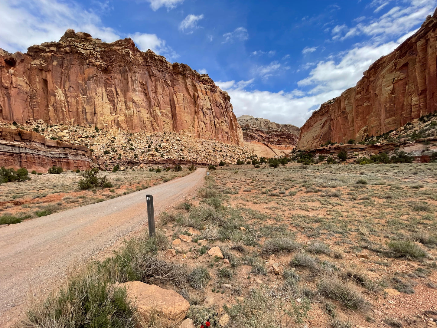 Row of Canyons, Painting #9 of the Cathedrals of Light Series painted in Zion National Park
