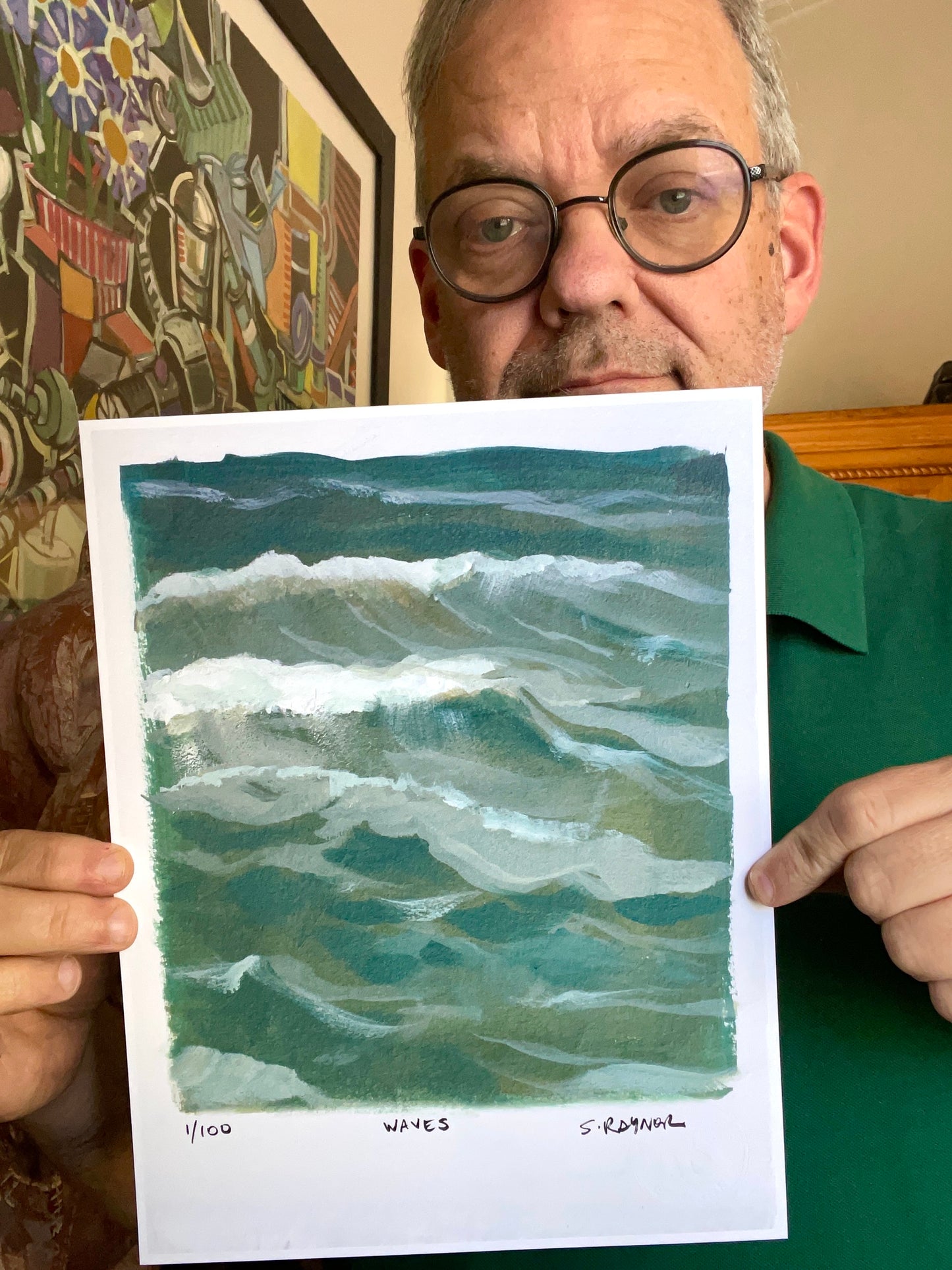 Waves - Oil Painting from Nags Head, Ocean Inspired