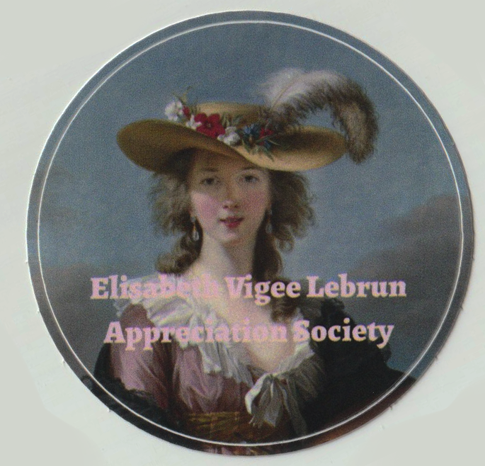 Elisabeth Vigée Le Brun Art History Sticker (2x3) 50 Artists you should know series