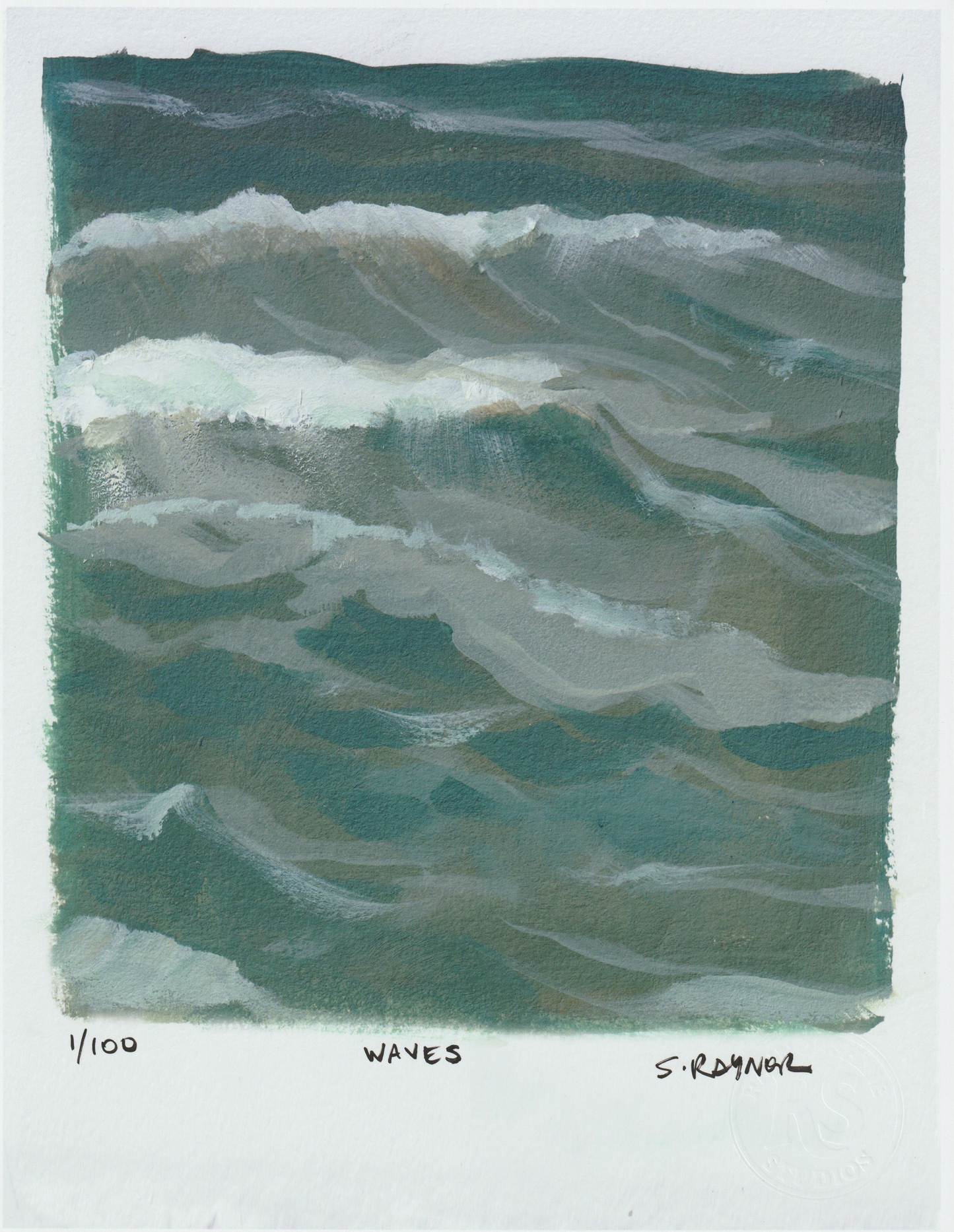 Waves - Oil Painting from Nags Head, Ocean Inspired