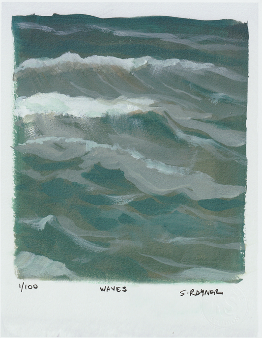 Waves - Oil Painting from Nags Head, Ocean Inspired
