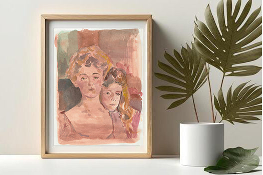 After Sargent – Ms. Fiske Warren Study | Original 8x10 Watercolor | Boston MFA Master Copy | Impressionist Portrait Study