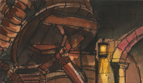 Pirates of the Caribbean Queue, 50 Places in 50 Paintings, Signed Limited Edition Print of 50.