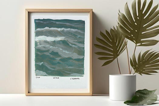 Waves - Oil Painting from Nags Head, Ocean Inspired