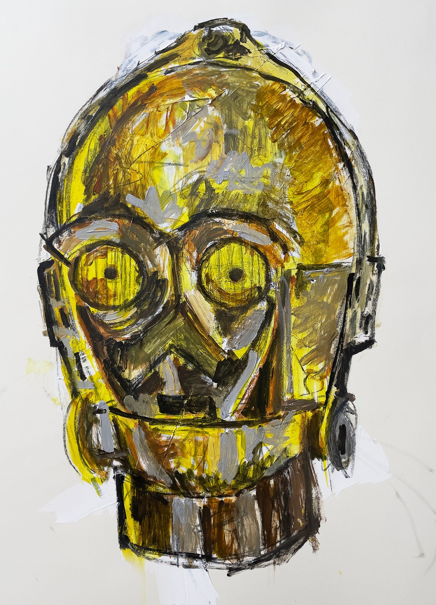 C3PO - High Quality Archival Artist Print 8x10- Signed and numbered- Edition of 50