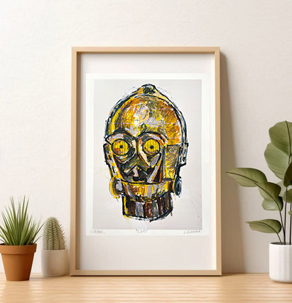 C3PO - High Quality Archival Artist Print 8x10- Signed and numbered- Edition of 50
